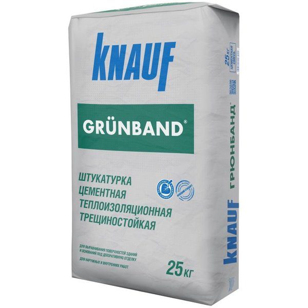 Штукатурка цементная теплоизоляционная Knauf Грюнбанд