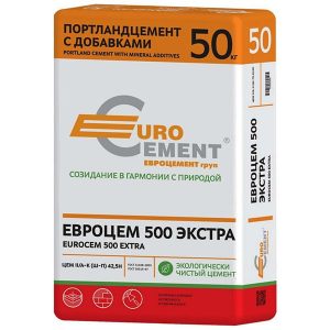 Цемент ПЦ-500 Экстра 50 кг