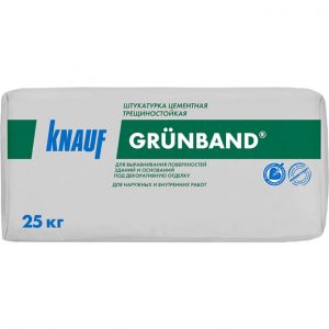 Цементная штукатурка Knauf Грюнбанд 25 кг
