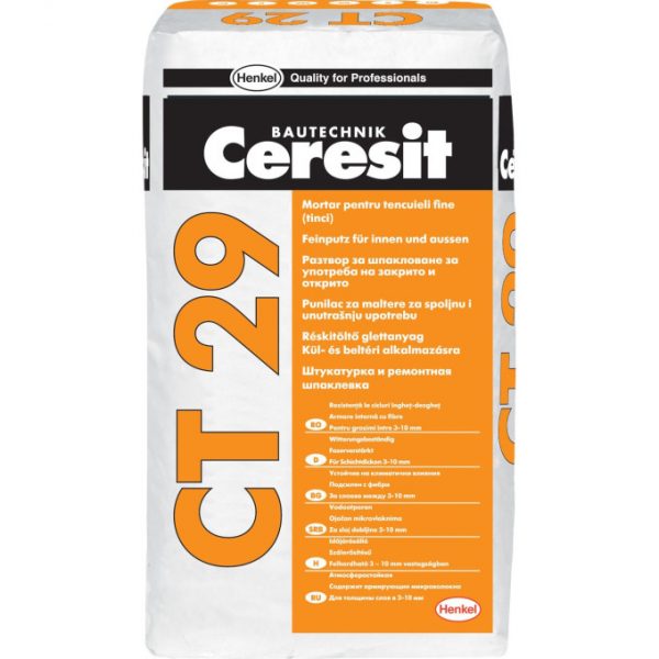 Цементная штукатурка Ceresit CT 29 25 кг
