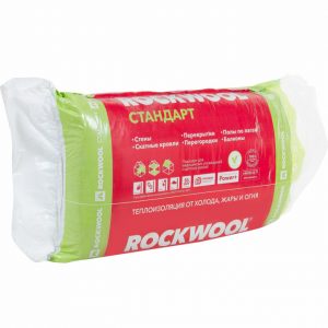 Каменная вата Rockwool Стандарт 1000x600x100 мм 2.4 м2 0.24 м3 в упаковке