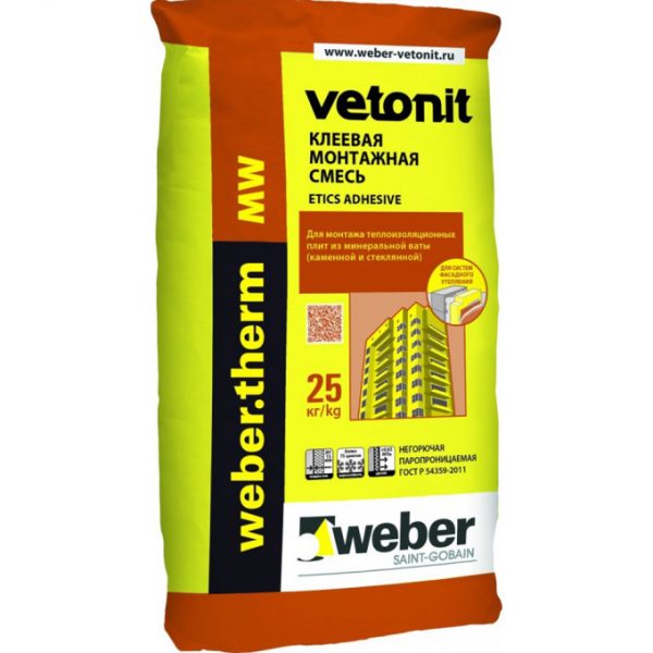 Плиточный клей Weber-Vetonit MW 25 кг