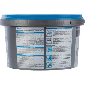 Затирка Сeresit CE-40 Aquastatic 2 кг темный шоколад 60