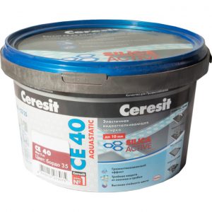 Затирка Сeresit CE-40 Aquastatic 2 кг бордо 35