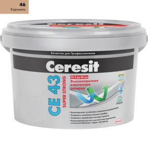 Затирка Ceresit CE-43 Super Strong 2 кг карамель 46