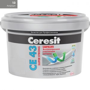 Затирка Ceresit CE-43 Super Strong 2 кг антрацит 13