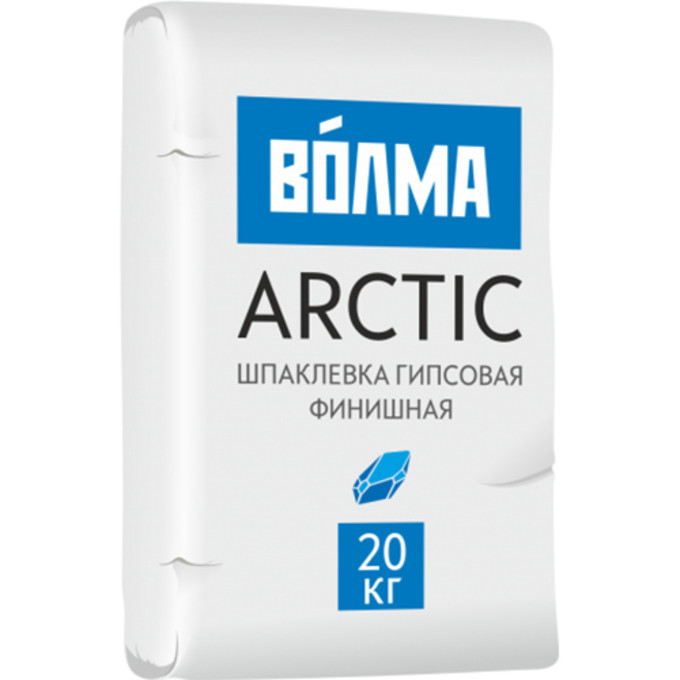 Шпаклевка гипсовая финишная Волма Arctic 20 кг