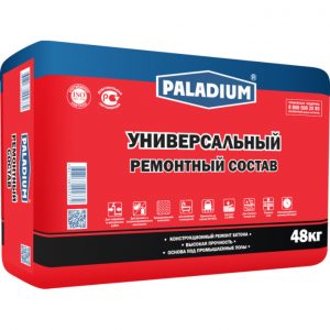 Ремонтный состав универсальный Paladium серый 48 кг