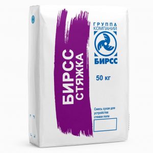 Цементно-песчаная смесь для стяжки М300 8 С, 50 кг