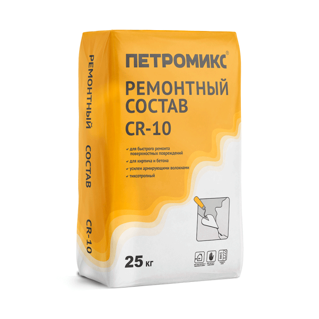 ПЕТРОМИКС CR-10 ремонтный состав М150 тиксотропный