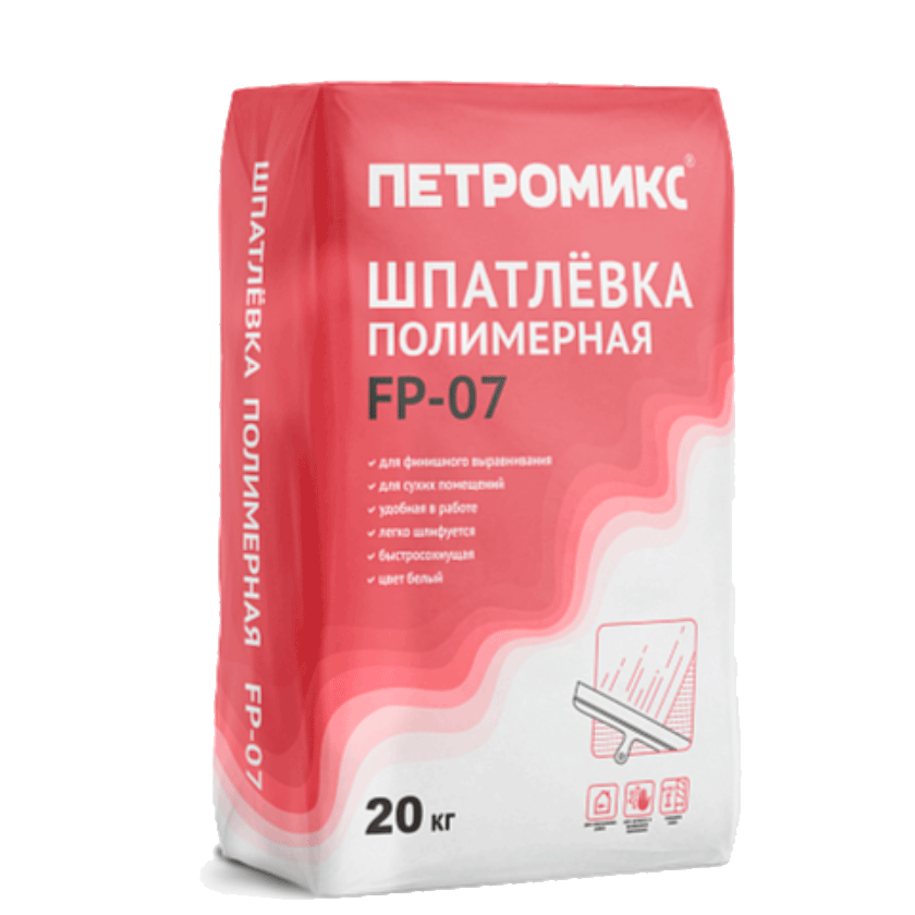 ПЕТРОМИКС FP-07 Полимерная финишная шпатлёвка