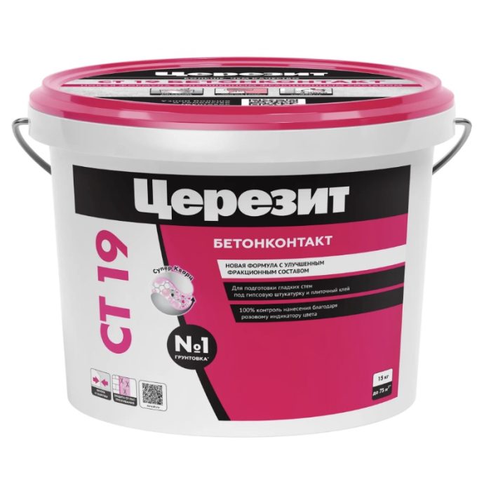 Грунт Бетонконтакт Церезит CT19, 15 кг