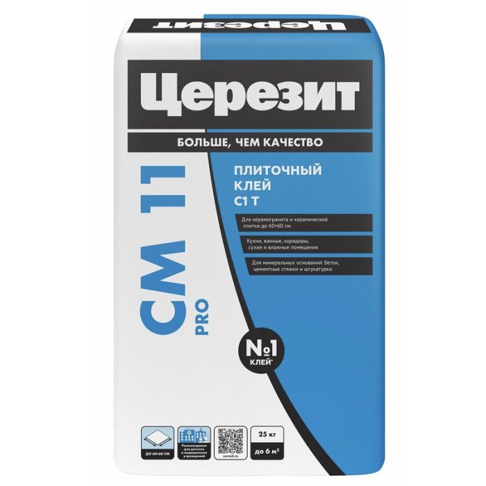 Клей для плитки Церезит СМ 11 Plus 25 кг