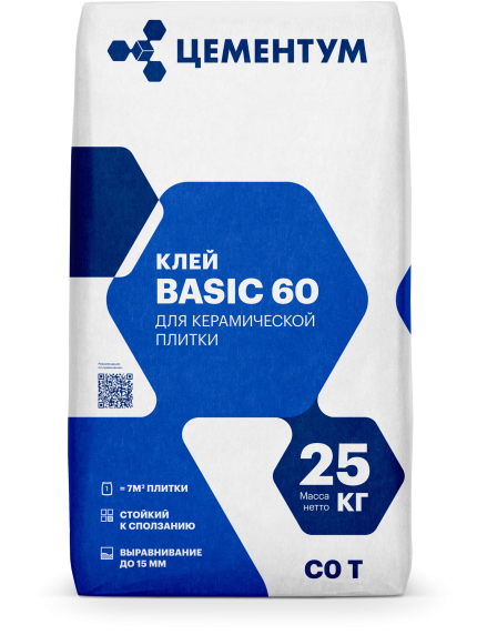 BASIC 60 Клей для керамической плитки (С0 T)