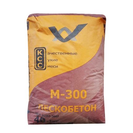 Пескобетон М-300 40 кг, КСС